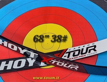 HOYT COPPIA FLETTENTI HOYT X-TOUR CARBON FOAM 68" 38# - USATO